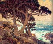 Payne, Edgar Alwin Sentinels of the Coast, Monterey oil painting reproduction
